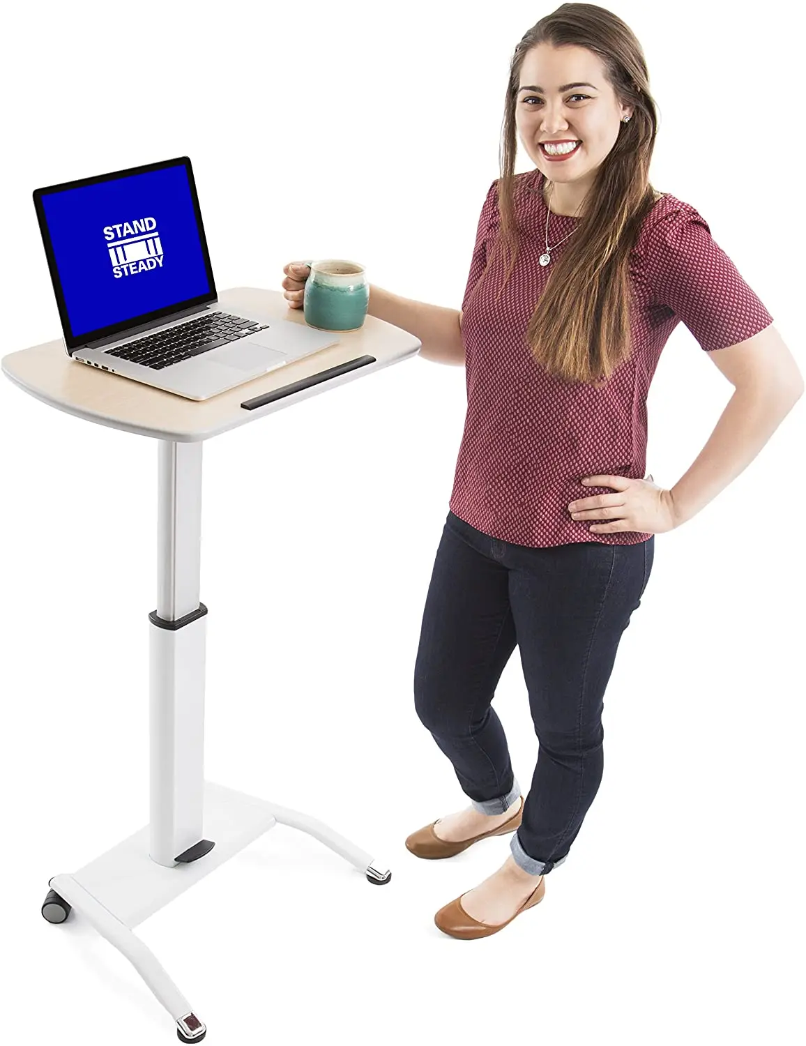 Stand Steady Multifunctional Podium | Lectern | Laptop Stand | Mobile Workstation! Excellent use for classrooms, Offices, and
Stand Steady Multifunctional Podium | Lectern | Laptop Stand | Mobile Workstation! Excellent use for classrooms, Offices, and
