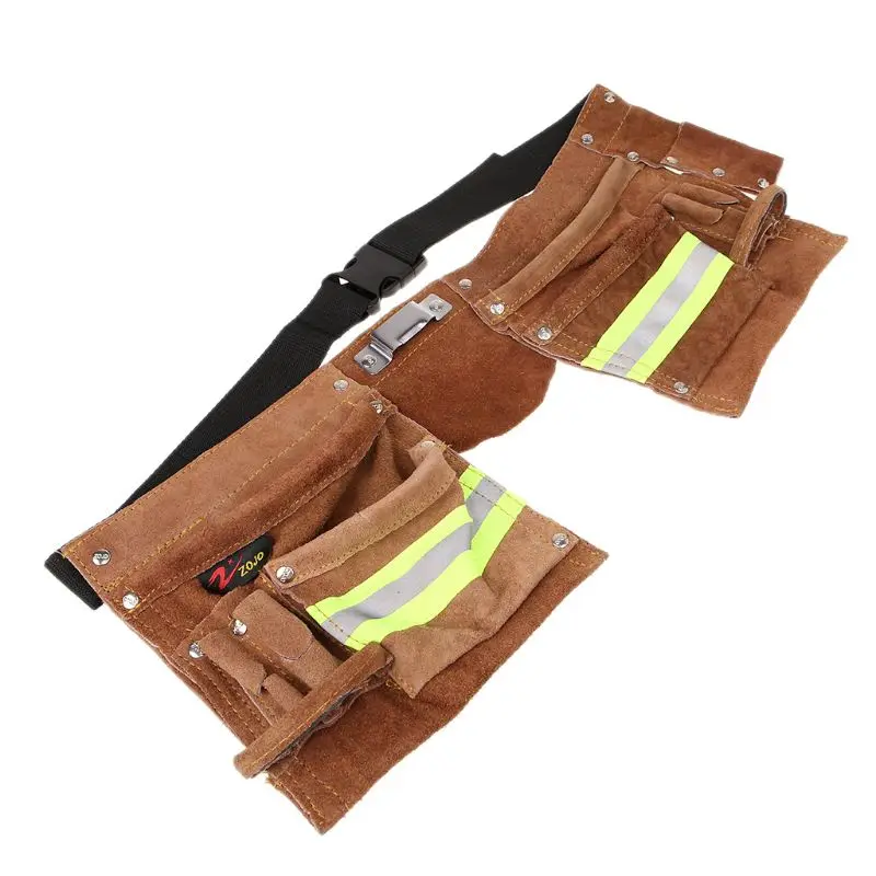 Multi Tool Work Belt Leather Bag Storage Tools Reflective Waist Pouch Screwdriver Hardware Repair Holder 193B wholesales
Multi Tool Work Belt Leather Bag Storage Tools Reflective Waist Pouch Screwdriver Hardware Repair Holder 193B wholesales