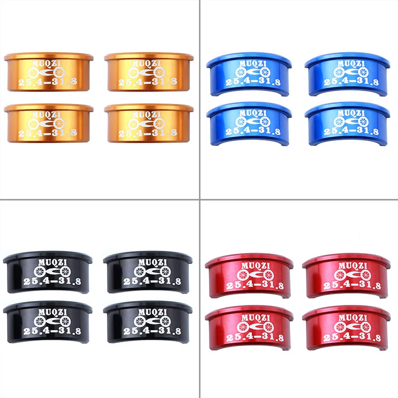 4pcs/Set 35*31.8*14mm MTB Bike Handlebar Shim Stem Spacer Handlebar Spacer for Mountain Bike Bicycle Accessories 4 Colors 
4pcs/Set 35*31.8*14mm MTB Bike Handlebar Shim Stem Spacer Handlebar Spacer for Mountain Bike Bicycle Accessories 4 Colors