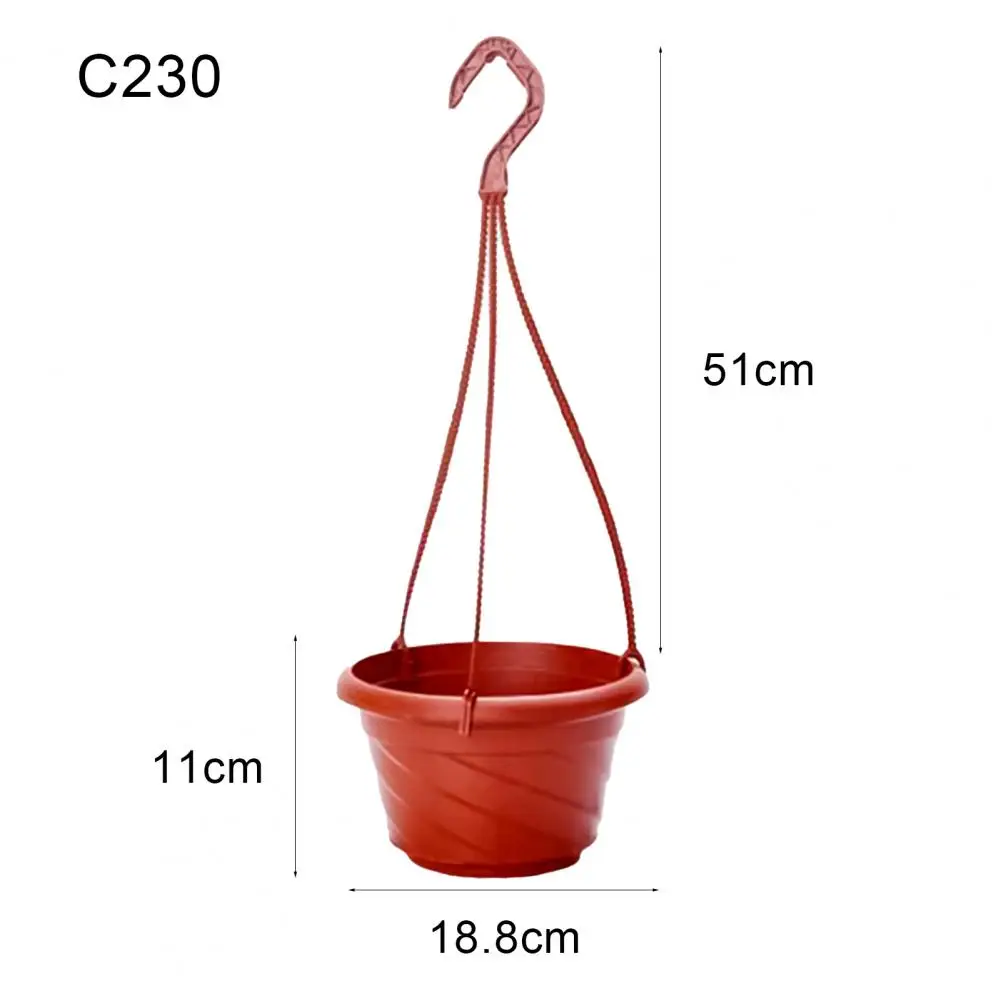 1 Set Flowerpot Breathable No Easy Broken Plastic Ivy Succulents Cactus Hanging Basin for Plants 
1 Set Flowerpot Breathable No Easy Broken Plastic Ivy Succulents Cactus Hanging Basin for Plants