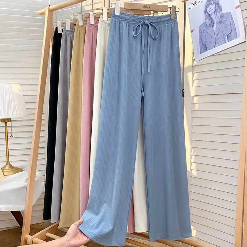Women's Home Wear Clothes Lounge Loose Soft Light Pants Sleepwear Pajamas Sleep Large Size Female Summer 2021 Bottoms Ladies
Women's Home Wear Clothes Lounge Loose Soft Light Pants Sleepwear Pajamas Sleep Large Size Female Summer 2021 Bottoms Ladies