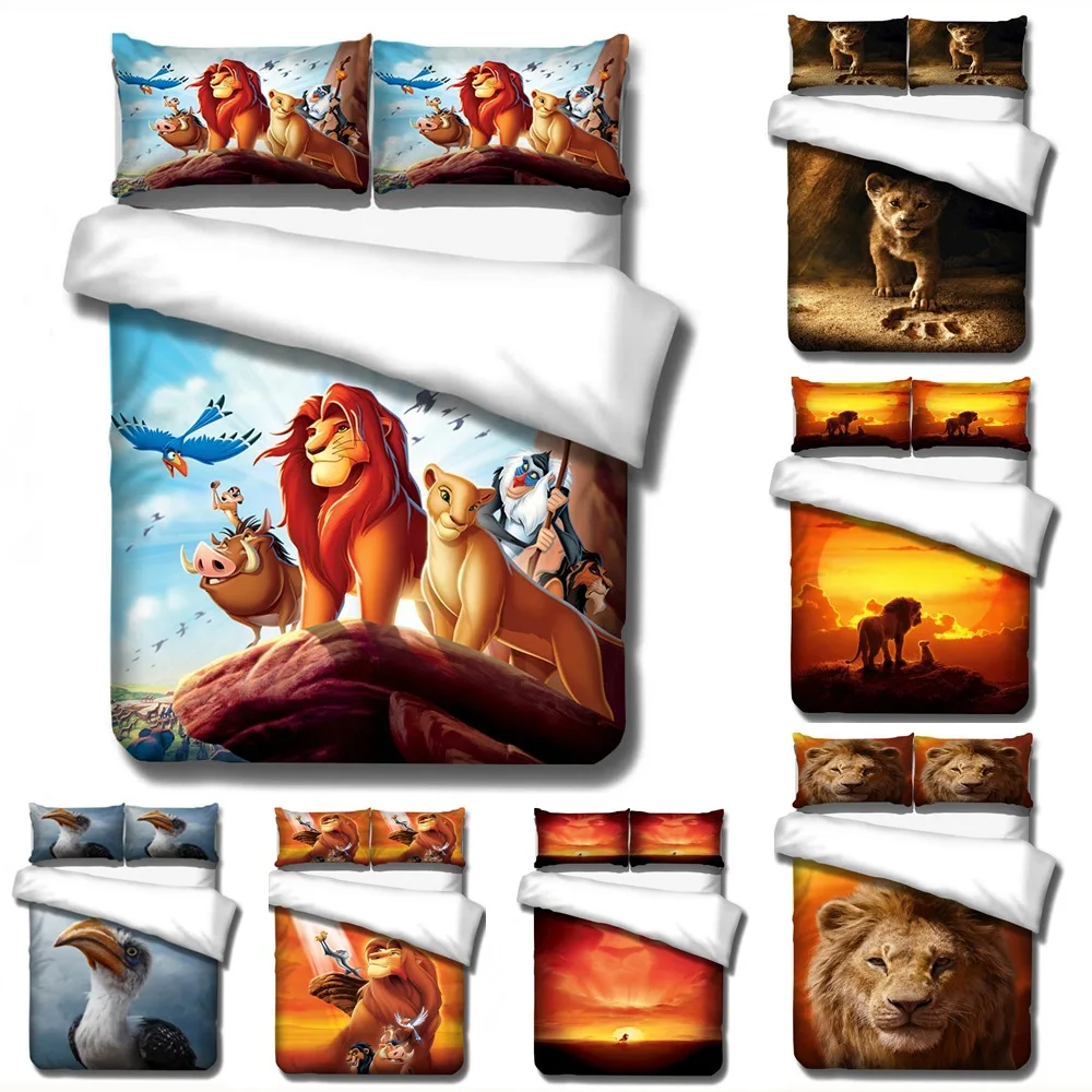Cartoon Lions Bedding Sets 3D print Size Quilt Bed Cover Duvet Cover Pillow Case 2-3 Pieces Sets Adult Children 
Cartoon Lions Bedding Sets 3D print Size Quilt Bed Cover Duvet Cover Pillow Case 2-3 Pieces Sets Adult Children
