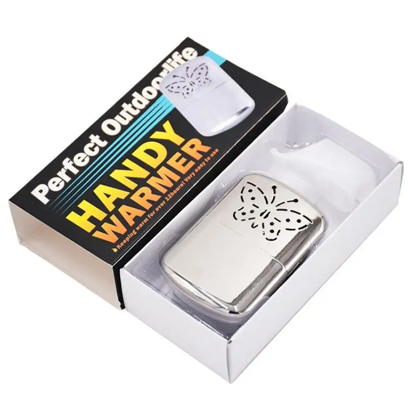 Stainless Steel Pocket Hand Warmer Outdoor Small Handy Warmer Heater For Camping Hunting
Stainless Steel Pocket Hand Warmer Outdoor Small Handy Warmer Heater For Camping Hunting