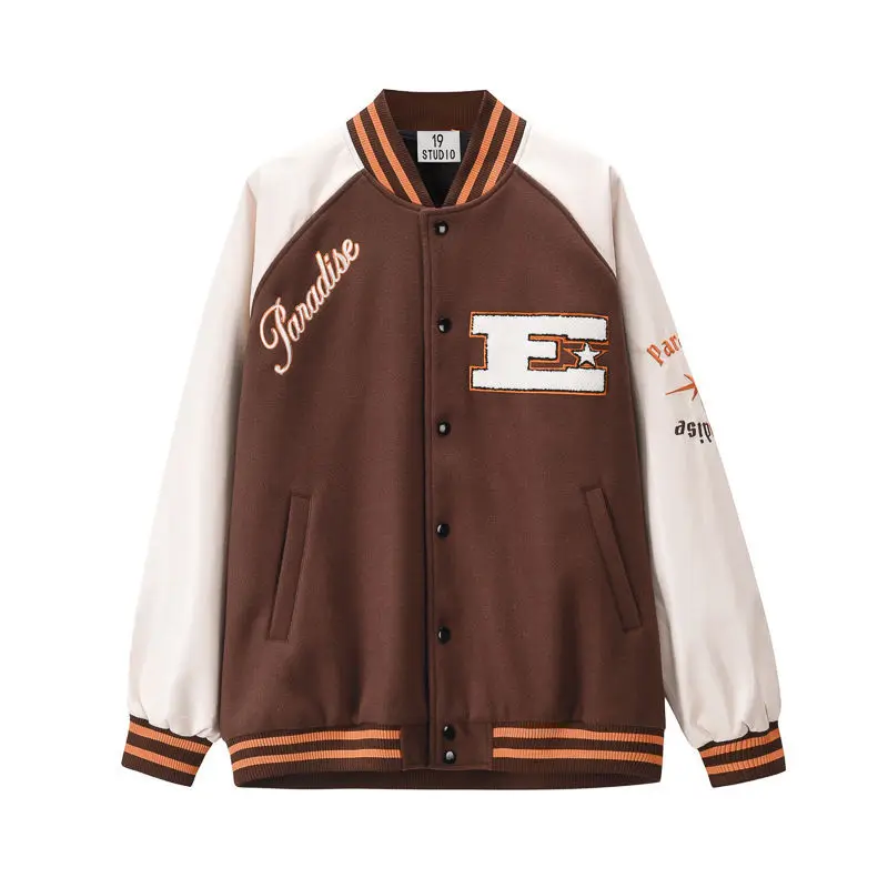 Autumn Retro Baseball Uniform Jacket Women's Oversized Streetwear Harajuku PU Leather Contrast Stitching Casual Jacket Tops Coat
Autumn Retro Baseball Uniform Jacket Women's Oversized Streetwear Harajuku PU Leather Contrast Stitching Casual Jacket Tops Coat