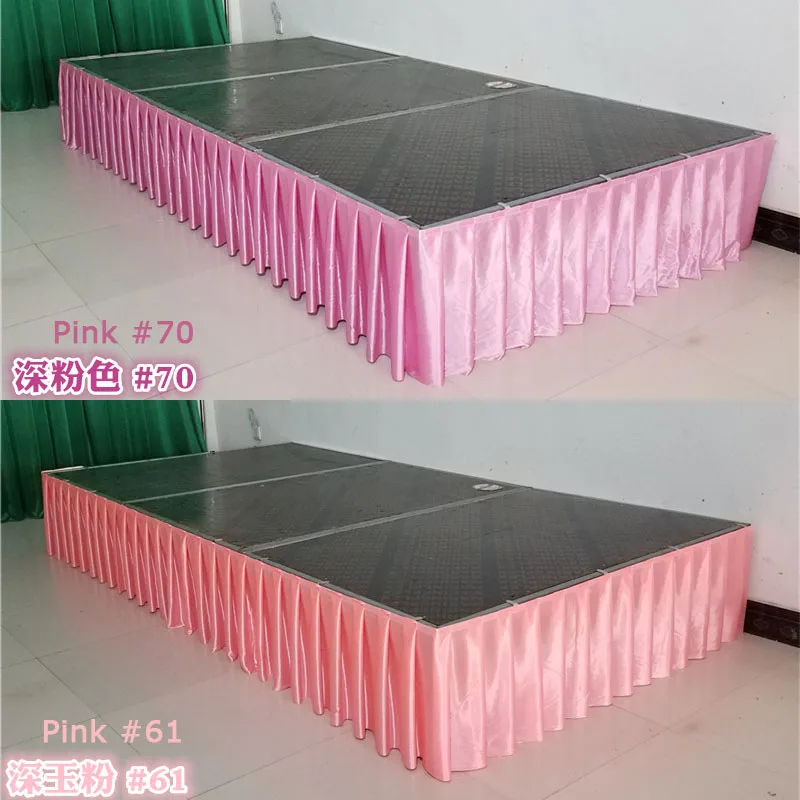 Free Shipping Ice Silk Banquet Table Skirt Wedding Backdrop for Tablecloth Table Cover Wedding Stage Table Skirting Decoration 
Free Shipping Ice Silk Banquet Table Skirt Wedding Backdrop for Tablecloth Table Cover Wedding Stage Table Skirting Decoration