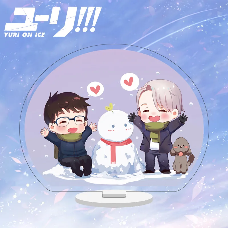 YURI on ICE Nikiforov Victor Yuri Katsuki Plisetsky Acrylic Stand Figure Desktop Decoration Collection Model Toy 
YURI on ICE Nikiforov Victor Yuri Katsuki Plisetsky Acrylic Stand Figure Desktop Decoration Collection Model Toy