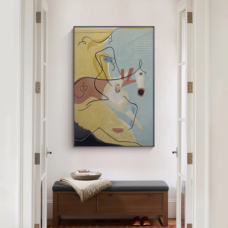 Nordic Picasso Abstract Line Drawing Poster Modern Minimalist Wall Art Canvas Painting Print Famous Home Decorative Pictures
Nordic Picasso Abstract Line Drawing Poster Modern Minimalist Wall Art Canvas Painting Print Famous Home Decorative Pictures