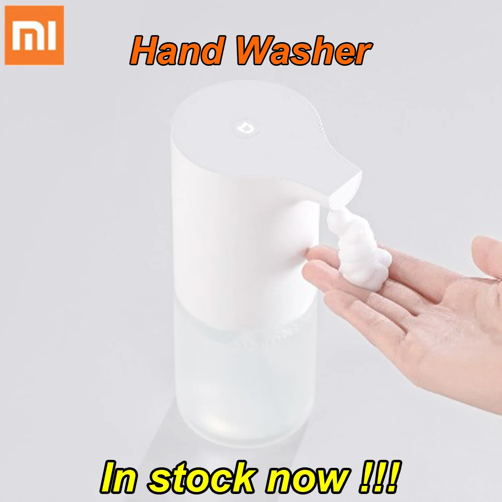 

Диспенсер для мытья рук Xiaomi Mijia, оригинальный автоматический диспенсер для мыла, 0,25 сек, с инфракрасным датчиком для умного дома, в наличии
