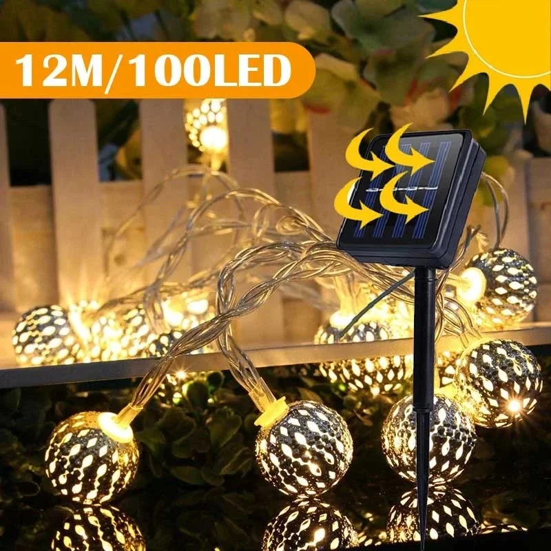20/30/50 LEDS Crystal Ball Solar Lamp Power LED String Fairy Lights Solar Outdoor Garlands Garden Christmas Decor. 
20/30/50 LEDS Crystal Ball Solar Lamp Power LED String Fairy Lights Solar Outdoor Garlands Garden Christmas Decor.