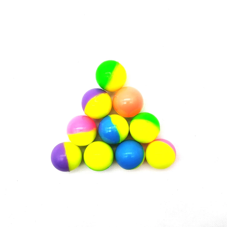 Двухцветный игрушечный мяч прыгающий резиновые игрушки для улицы детские
