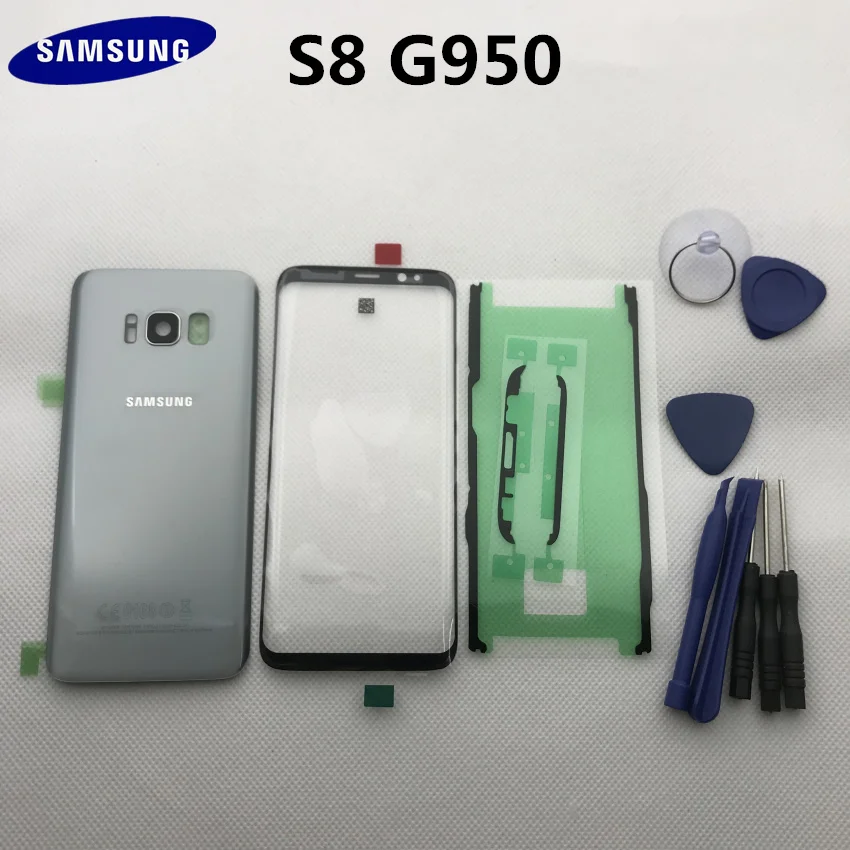Оригинальный Samsung Galaxy s8 edge G950 G950F Полный Корпус Крышка батарейного отсека заднее