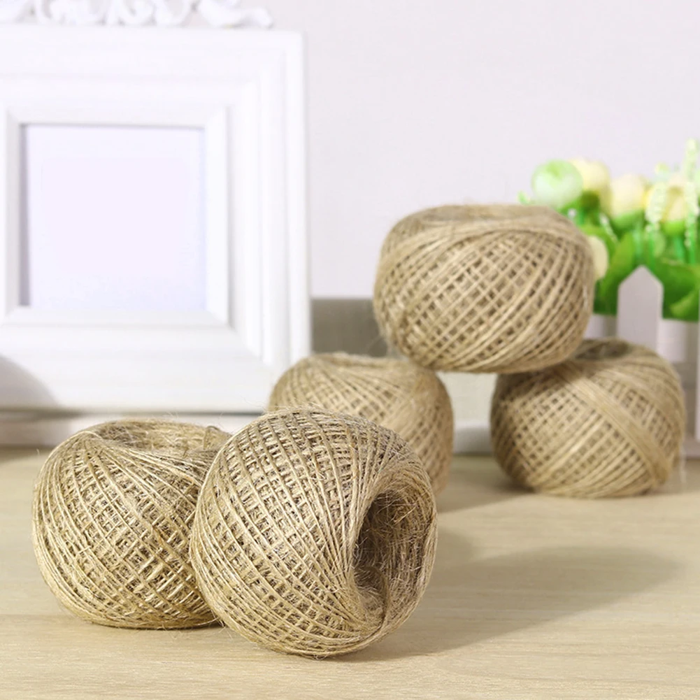 100M Long Jute Rope Natural Linen Rustic String Cord Rope DIY String Wrapping Cords Thread Home Decor Accessories Sewing
100M Long Jute Rope Natural Linen Rustic String Cord Rope DIY String Wrapping Cords Thread Home Decor Accessories Sewing