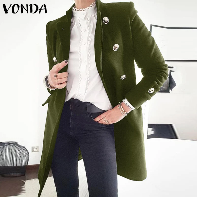 Женские однотонные куртки 2021 VONDA повседневный костюм с длинным рукавом офисные пальто куртка осень-зима элегантные пальто верхняя одежда ж...
Женские однотонные куртки 2021 VONDA повседневный костюм с длинным рукавом офисные пальто куртка осень-зима элегантные пальто верхняя одежда ж...