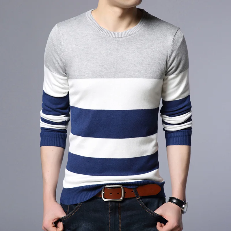 Men's long sleeve round neck T-shirt spring and autumn casual youth men's color matching sweater men clothes
Men's long sleeve round neck T-shirt spring and autumn casual youth men's color matching sweater men clothes
