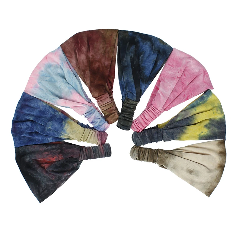 New Arrive Headband Elastic Hairband Turban Yoga Sports Women Wide Hair Band Tie-dye Fitness Elastic Band Hair Accessories
New Arrive Headband Elastic Hairband Turban Yoga Sports Women Wide Hair Band Tie-dye Fitness Elastic Band Hair Accessories