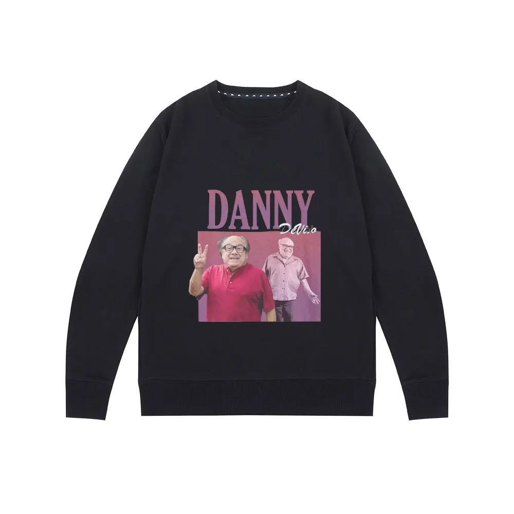 Spot Goods Cute United States Actor Danny DeVito Classic 90s Vintage Black Sweatshirt Men Women Hip Hop Casual Sweatshirts Tops
Spot Goods Cute United States Actor Danny DeVito Classic 90s Vintage Black Sweatshirt Men Women Hip Hop Casual Sweatshirts Tops