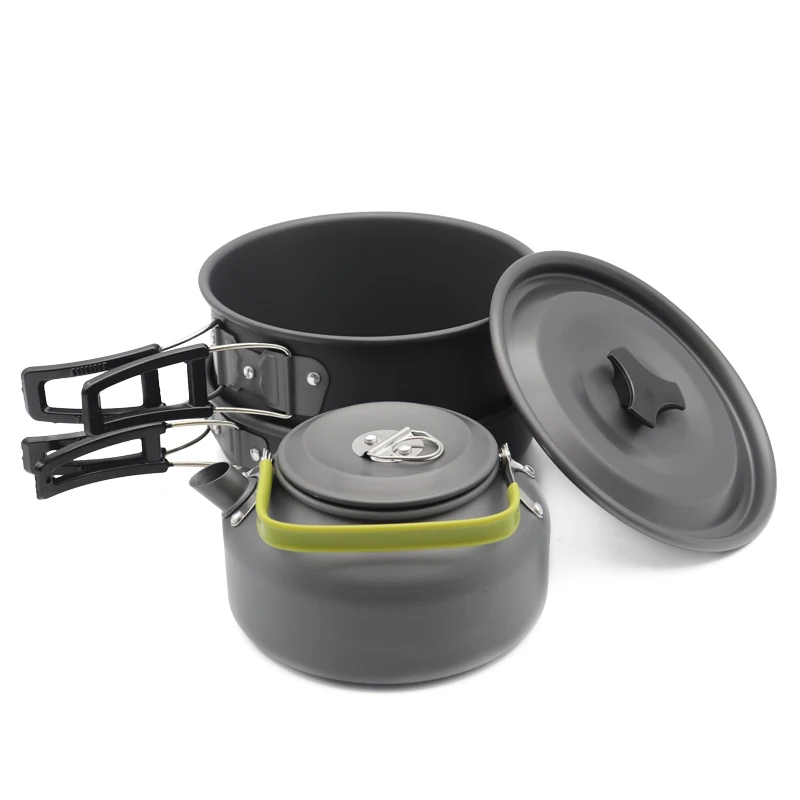 Camping Cookware Mess Kit Portable Outside Camping Cooking Set Lightweight Camping Pots and Pans Non-Stick Kettle Outdoor
Camping Cookware Mess Kit Portable Outside Camping Cooking Set Lightweight Camping Pots and Pans Non-Stick Kettle Outdoor