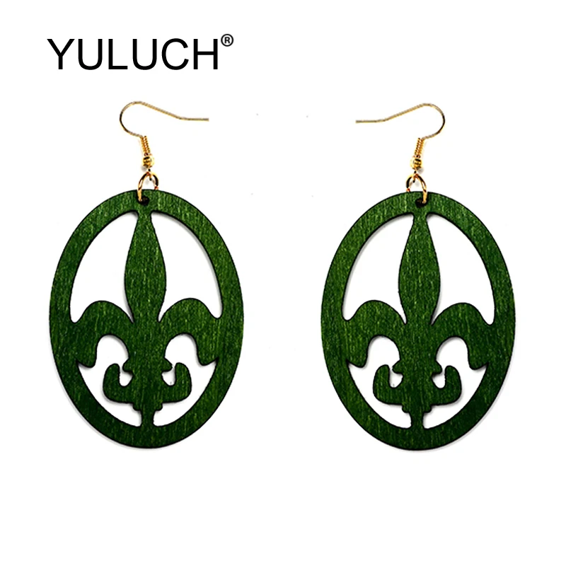 YULUCH Vintage Hollow Green Black Wooden Long Pendant Earrings For Women Fashion Jewelry Ethnic Afrcian Indian Big Drop Earrings
YULUCH Vintage Hollow Green Black Wooden Long Pendant Earrings For Women Fashion Jewelry Ethnic Afrcian Indian Big Drop Earrings