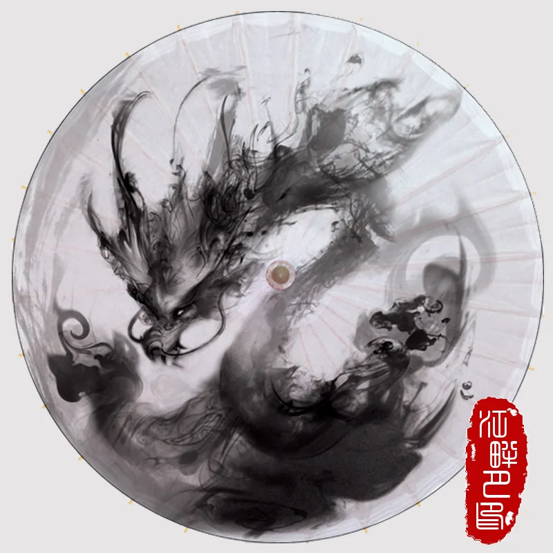 JIANGPANYUE Dragon Oil Paper Umbrella Chinese Painting Dragon Handmade Parasol Decoritive Oiled Paper Umbrella
JIANGPANYUE Dragon Oil Paper Umbrella Chinese Painting Dragon Handmade Parasol Decoritive Oiled Paper Umbrella
