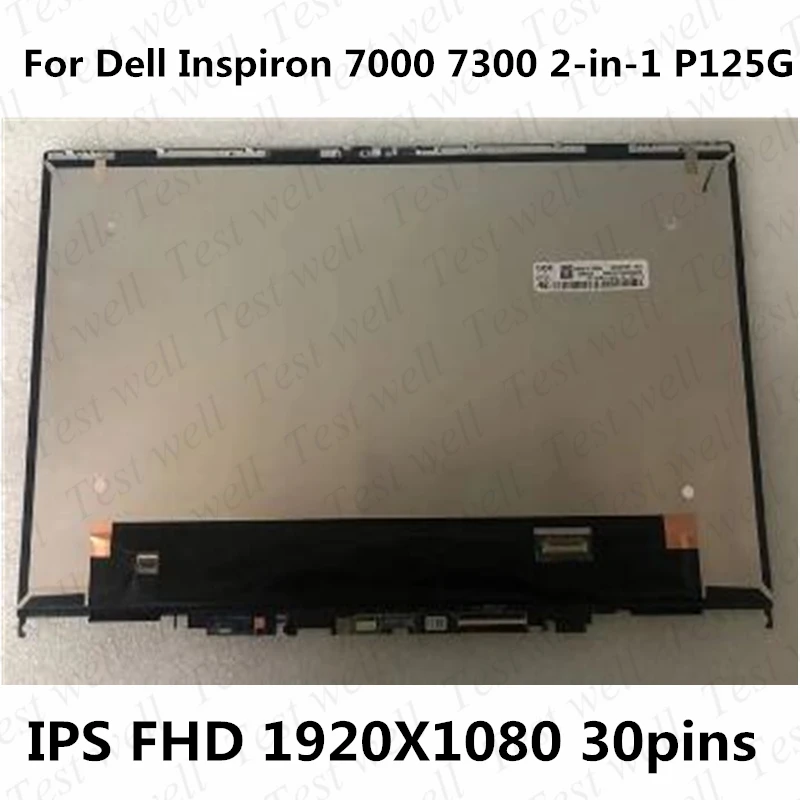 

Original 13.3" FHD 1920*1080 LCD Touch Screen LAPTOP Replacement Assembly For Dell Inspiron 7000 7300 2-in-1 P125G P125G001