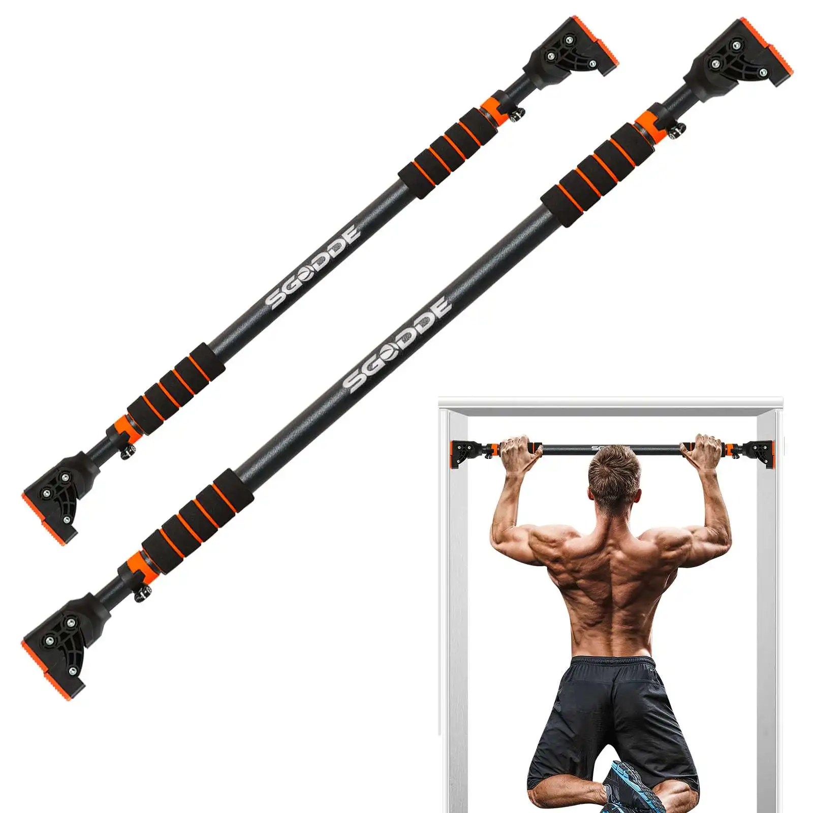 SGODDE Home Adjustable Door Horizontal Bars Indoor Gym Training Workout Wall Pull Up Bar Station Chin Up Traction Exercise Sport
SGODDE Home Adjustable Door Horizontal Bars Indoor Gym Training Workout Wall Pull Up Bar Station Chin Up Traction Exercise Sport