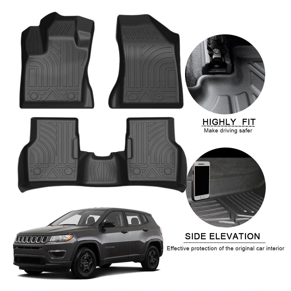 Fully Surrounded Special Foot Pad For Jeep Compass 2017-2020 2021 5Seat Car Waterproof Non-Slip Auto Floor Liner TPE Accessories
Fully Surrounded Special Foot Pad For Jeep Compass 2017-2020 2021 5Seat Car Waterproof Non-Slip Auto Floor Liner TPE Accessories