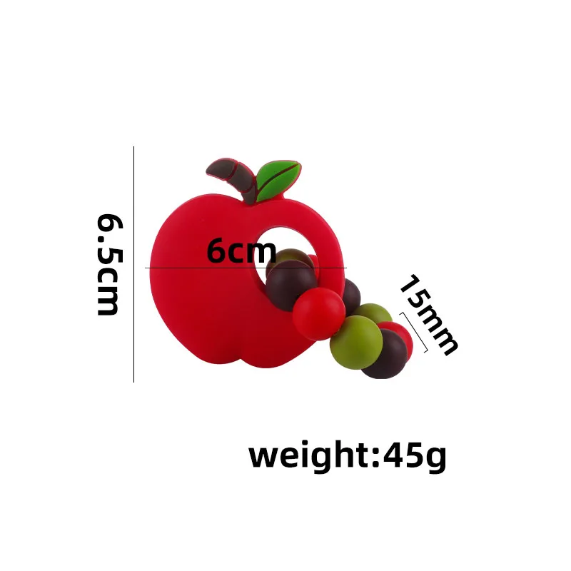 XCQGH 1Pcs Fruit Silicone Baby Teether Bracelet Straberry Pineapple Apple Newborn Baby Soft BPA Free Teething Bracelet
XCQGH 1Pcs Fruit Silicone Baby Teether Bracelet Straberry Pineapple Apple Newborn Baby Soft BPA Free Teething Bracelet