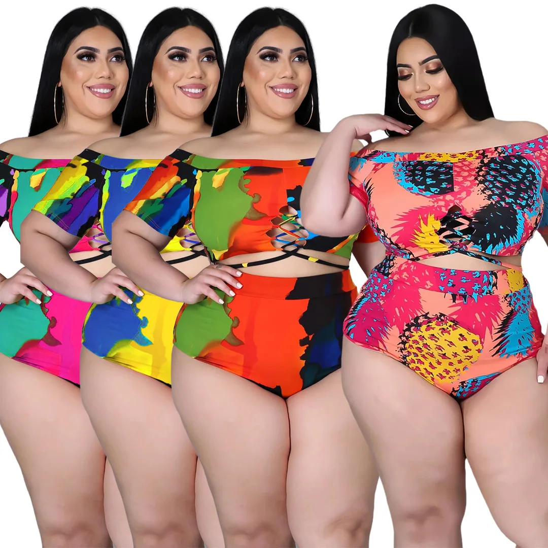 Комплект бикини размера плюс, 3XL, 4XL, 5XL, сексуальная пляжная одежда, 2021, женский летний купальник, комплект из 2 предметов
Комплект бикини размера плюс, 3XL, 4XL, 5XL, сексуальная пляжная одежда, 2021, женский летний купальник, комплект из 2 предметов