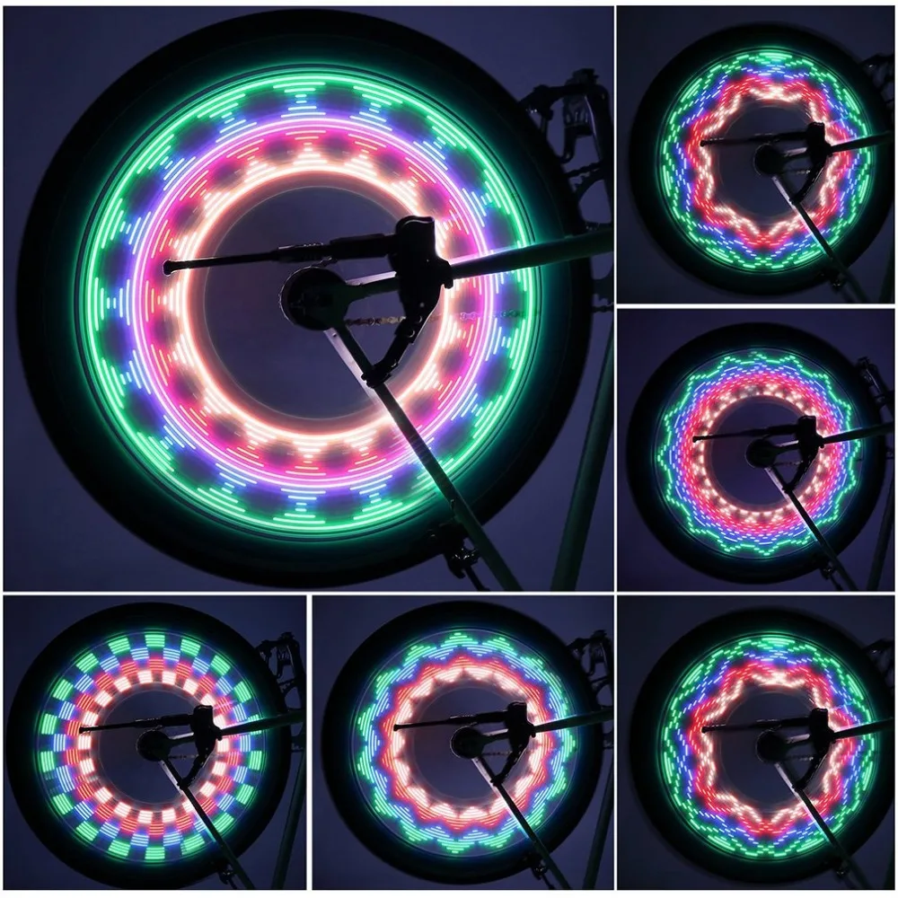 

Waterproof 32-LED Bicycle Bike Riding Spoke Lights Reflective Rim Light for MTB Wheel Tire Cycling Accessories Portable