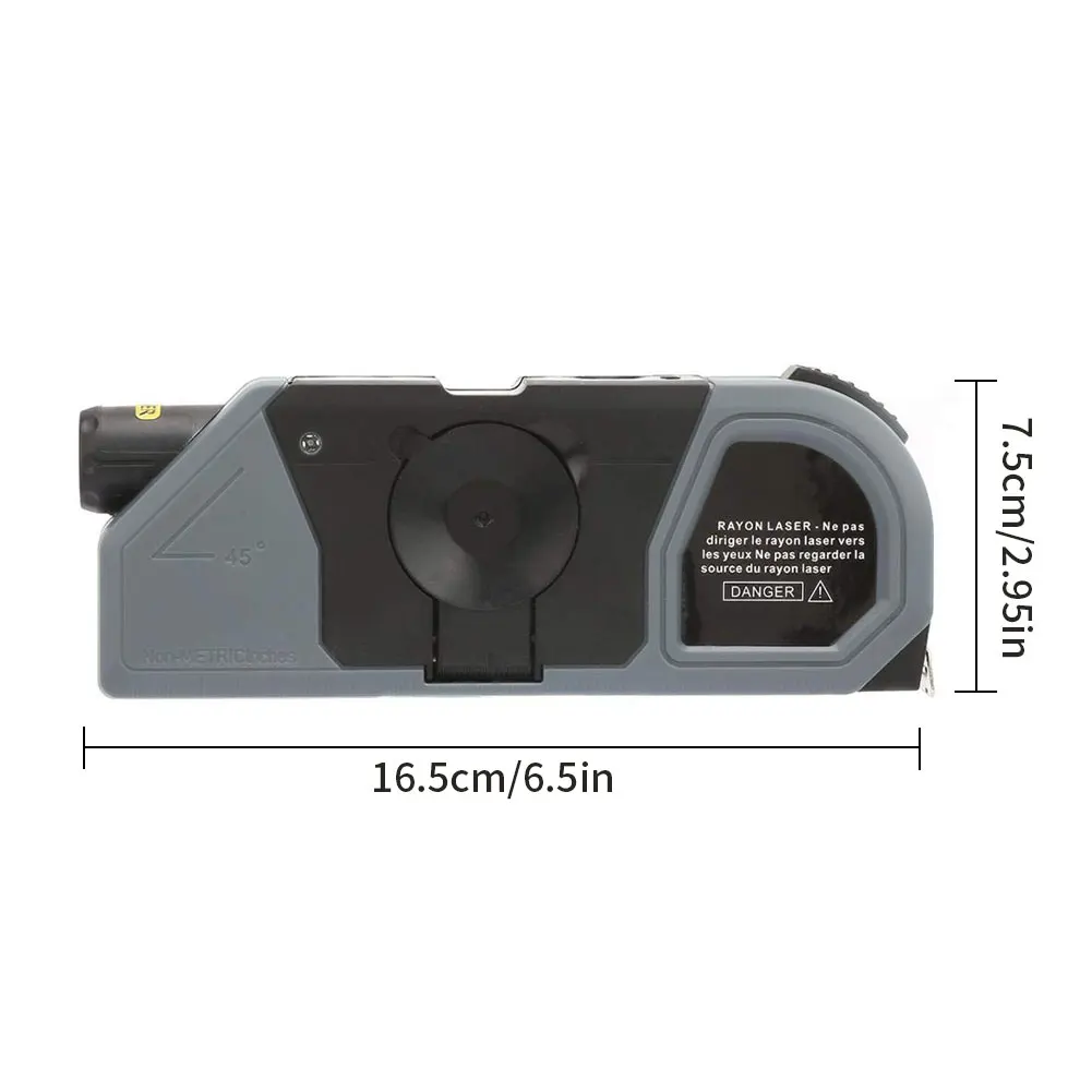 Multifunctional Tape Measure Level Instrument Tool Adjusted Standard Ruler Horizontal Cross Lines Optical with Calculator
Multifunctional Tape Measure Level Instrument Tool Adjusted Standard Ruler Horizontal Cross Lines Optical with Calculator