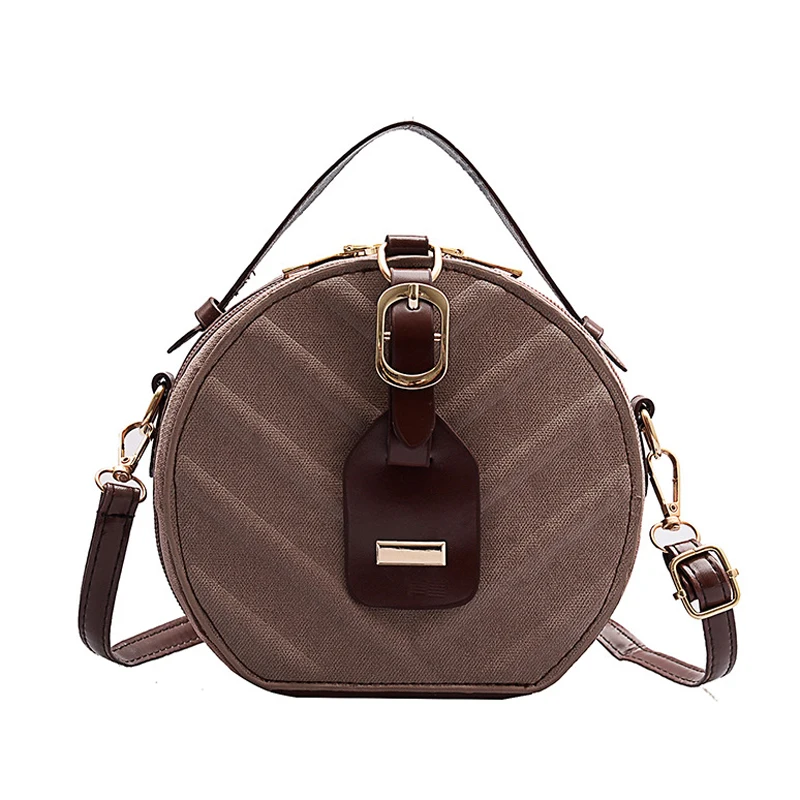 Vintage Scrub Leather Round Designer Crossbody Bag For Women 2020 PU Leather Shoulder Bags Ladies Small Handbags Mini Tote Bag
Vintage Scrub Leather Round Designer Crossbody Bag For Women 2020 PU Leather Shoulder Bags Ladies Small Handbags Mini Tote Bag