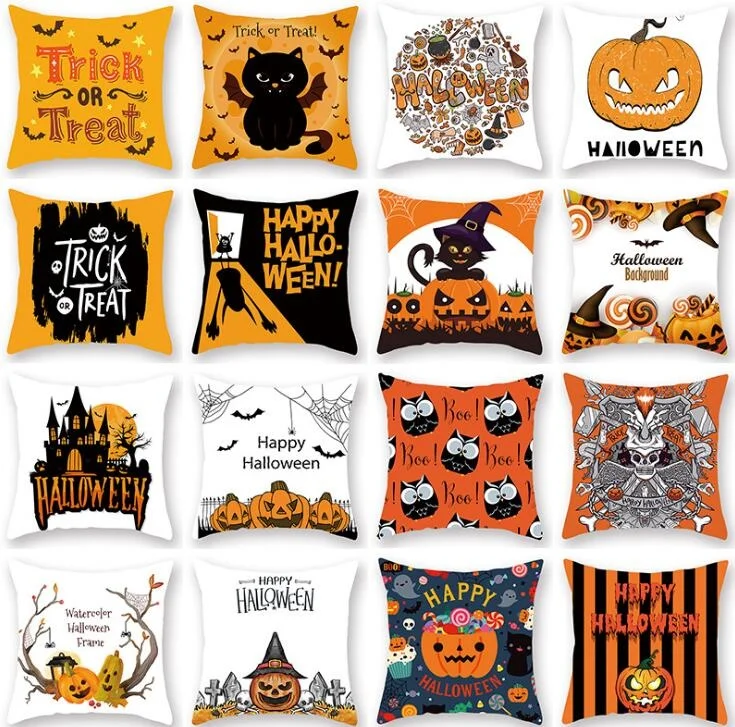 INS Halloween Pumpkin Skull Cushion Cover Cartoon Pillow Cover Luxury Printing Square Pillow Sham Personalized Pillowcase
INS Halloween Pumpkin Skull Cushion Cover Cartoon Pillow Cover Luxury Printing Square Pillow Sham Personalized Pillowcase
