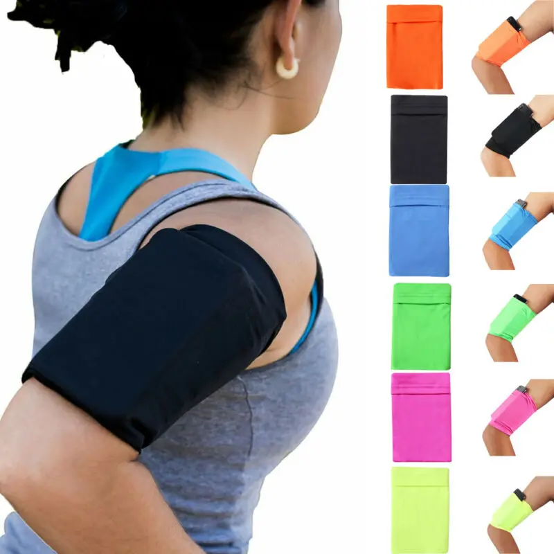 Gym Sports Running Jogging Armband Arm Band Bag Holder Case Cover For Cell Phone Unisex Breathable Elastic Fitness | Багаж и сумки