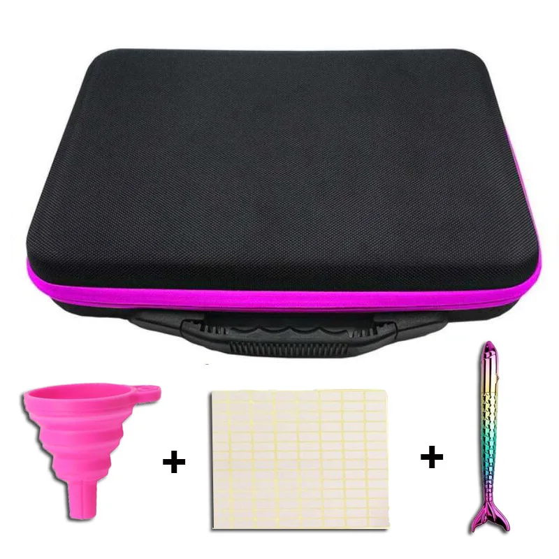 15/30/60 Bottles Diamond Painting Box Tool Container Storage Box Carry Case Holder Hand Bag Zipper Diamond Accessories
15/30/60 Bottles Diamond Painting Box Tool Container Storage Box Carry Case Holder Hand Bag Zipper Diamond Accessories