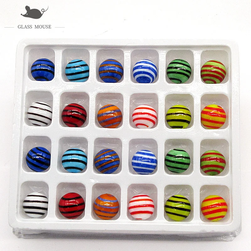 24Pcs Handmade glass marbles balls 16mm colorful murano glass ball Home Fish Tank Decor Vase pellet nuggets Game Toys for Kids
24Pcs Handmade glass marbles balls 16mm colorful murano glass ball Home Fish Tank Decor Vase pellet nuggets Game Toys for Kids
