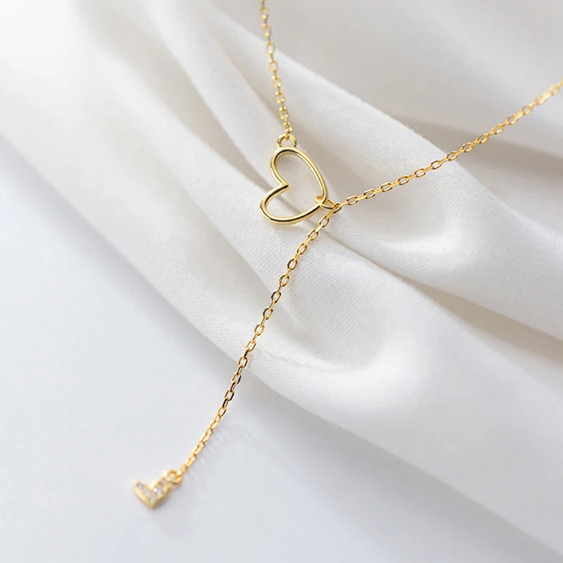 Necklace for Women Silver 925 Sterling Small Design Sweater Chain Inlaid Temperament Simple Love Chain Gift for His Girlfriend
Necklace for Women Silver 925 Sterling Small Design Sweater Chain Inlaid Temperament Simple Love Chain Gift for His Girlfriend