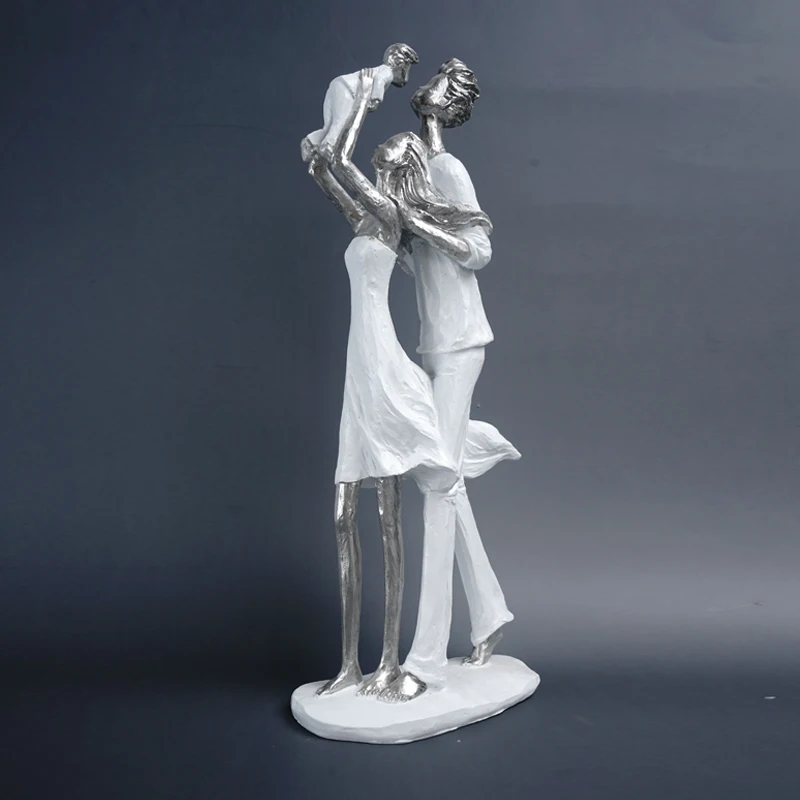 Desktop Decoration Resin Statue Nordic Style Happy Family Fullbody Portrait Crafts Home Decor Sculpture Figures Indoor Character
Desktop Decoration Resin Statue Nordic Style Happy Family Fullbody Portrait Crafts Home Decor Sculpture Figures Indoor Character