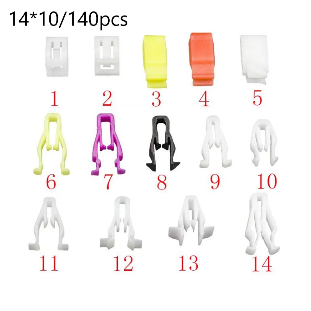140pcs/pack Rivet Fastener Clips Car Universal Audio Buckle Center Console Instrument Panel Plastic Buckle
140pcs/pack Rivet Fastener Clips Car Universal Audio Buckle Center Console Instrument Panel Plastic Buckle