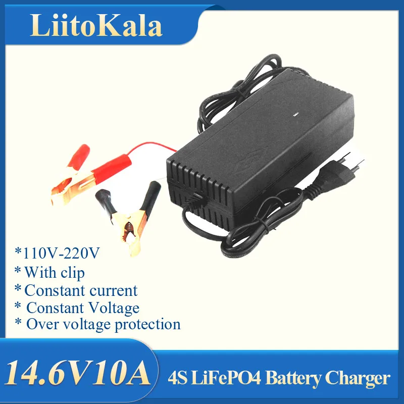 New Uscita 14.6V 10a per caricabatterie 12V 10A Lifepo4 con Clip spina ue usa carica adattatore cc ingresso 100-240V testa Clip
New Uscita 14.6V 10a per caricabatterie 12V 10A Lifepo4 con Clip spina ue usa carica adattatore cc ingresso 100-240V testa Clip