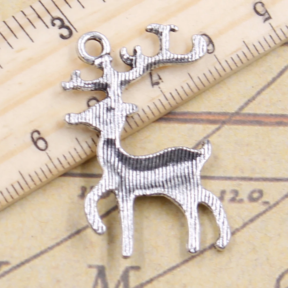10pcs Charms Christmas Deer Sika 37x22mm Tibetan Silver Color Pendants Antique Jewelry Making DIY Handmade Craft
10pcs Charms Christmas Deer Sika 37x22mm Tibetan Silver Color Pendants Antique Jewelry Making DIY Handmade Craft