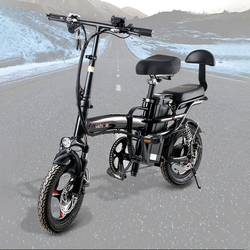 14-Inch Folding Electric Bicycle Convenient Power Lithium Battery Driving Battery Bicycle Adult Small Scooter
14-Inch Folding Electric Bicycle Convenient Power Lithium Battery Driving Battery Bicycle Adult Small Scooter