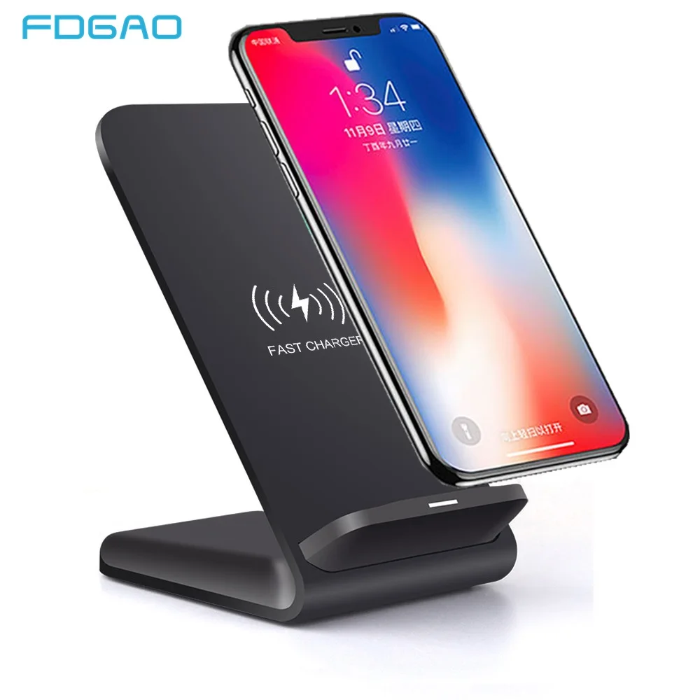 Беспроводное зарядное устройство FDGAO 15 Вт Qi подставка для iPhone 12 11 Pro 8 X XS MAX XR Samsung S21 S20 S10 Note 20 10 Быстрая зарядка держатель для телефона
Беспроводное зарядное устройство FDGAO 15 Вт Qi подставка для iPhone 12 11 Pro 8 X XS MAX XR Samsung S21 S20 S10 Note 20 10 Быстрая зарядка держатель для телефона