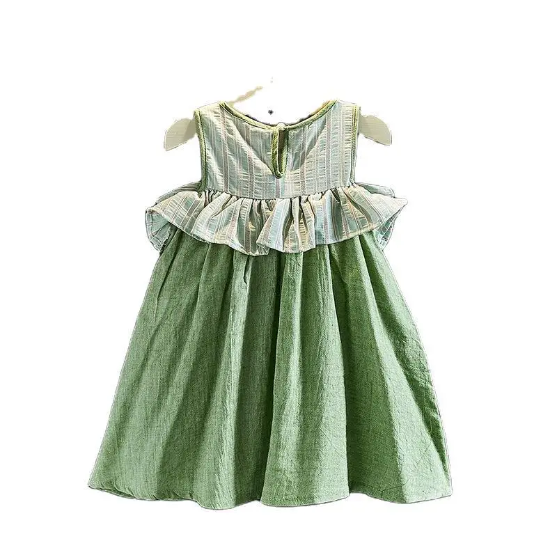Children's Clothing New 2021 Girls Dress Striped Ruffled Princess Dress Straps Girls Skirt Girls Clothes
Children's Clothing New 2021 Girls Dress Striped Ruffled Princess Dress Straps Girls Skirt Girls Clothes