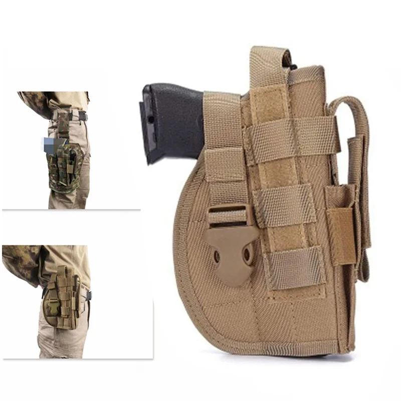 Tactical Universal Gun Holster for Glock 17 19 1911 Beretta M9 Sig Pistol Holster Right Hand Gun Case Bag with Magazine Pouch
Tactical Universal Gun Holster for Glock 17 19 1911 Beretta M9 Sig Pistol Holster Right Hand Gun Case Bag with Magazine Pouch