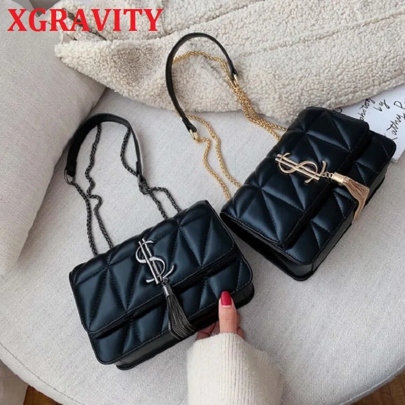XGRAVITY Lady Tote Bags Elegant Fashion OL Women's Party Bag Chain Messenger Handbag Tassel Shoulder Ladies Bags Female H214
XGRAVITY Lady Tote Bags Elegant Fashion OL Women's Party Bag Chain Messenger Handbag Tassel Shoulder Ladies Bags Female H214