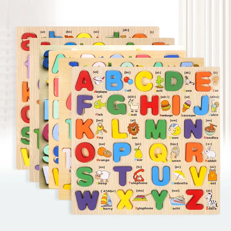 Hand Grasping Board Alphanumeric Puzzle Board Matching Building Blocks Wooden Toys Montessori Children's Learning Toys
Hand Grasping Board Alphanumeric Puzzle Board Matching Building Blocks Wooden Toys Montessori Children's Learning Toys