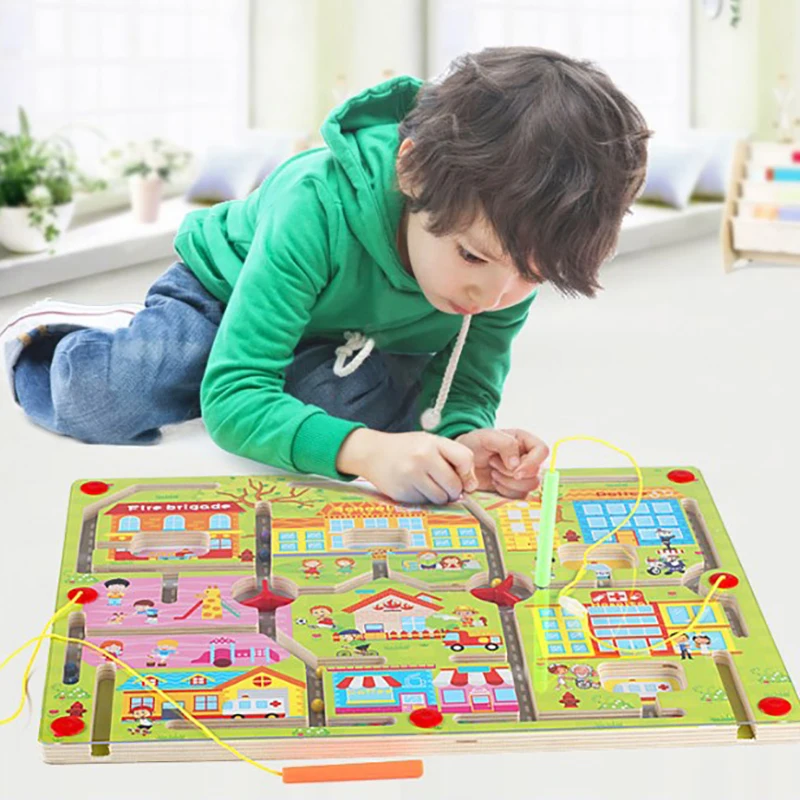 Магнитная ручка, шариковый лабиринт, деревянный детский образовательный стол для раннего образования, модная игрушка для детей
Магнитная ручка, шариковый лабиринт, деревянный детский образовательный стол для раннего образования, модная игрушка для детей