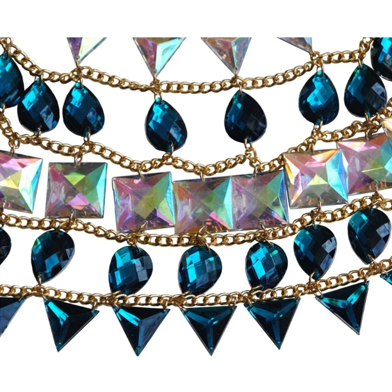 Women Harness Jewelry Laser Crystal Bra Bikini Body Chain Set for Women Luxury Tassel Metal Chain Bra Body Waist Chain
Women Harness Jewelry Laser Crystal Bra Bikini Body Chain Set for Women Luxury Tassel Metal Chain Bra Body Waist Chain