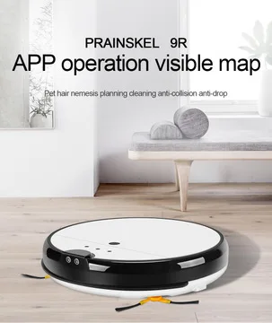 

Robot Vacuum Cleaner Sweeping Mopping Robot Dust Collector Sweep Suck Drag 3 In 1 Big Water Tank Automatic Recharge App Control