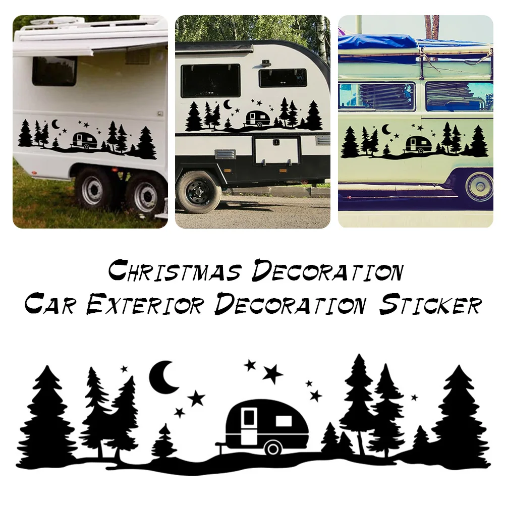 New Christmas Decoration Car Exterior Decoration Sticker Camper Forest Starry Night Car Decals RVs Campers Caravans Motorhomes
New Christmas Decoration Car Exterior Decoration Sticker Camper Forest Starry Night Car Decals RVs Campers Caravans Motorhomes